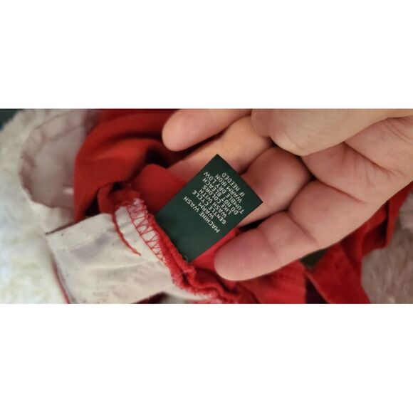 Vintage Ralph Lauren‎ Straight Corduroy Jeans Pants Trousers Size 10 P 31x28 Red - Picture 10 of 10